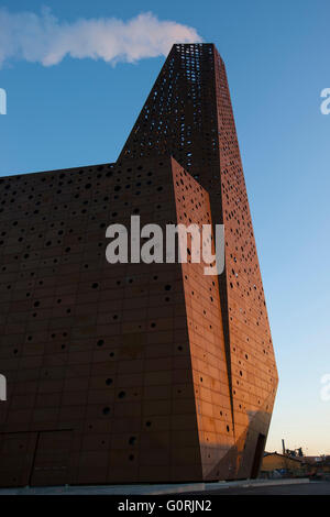 Müllverbrennung Anlage, Roskilde, Kopenhagen. Der Energie-Tower ist eine neue Abfall-Leistungs-Verbrennungsanlage. Stockfoto