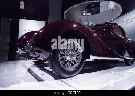 1937 Talbot Lago Typ 150 CS ist Teil der Sammlung des Musée Mullin Automotive Stockfoto