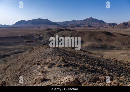 Iran-Mittelland und halb Wüstenlandschaft Stockfoto