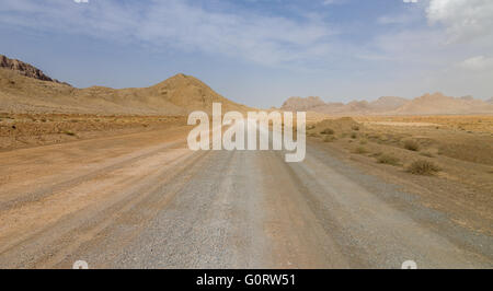 Iran-Mittelland und halb Wüstenlandschaft Stockfoto