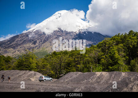 Der Osorno Vulkan in der Nähe von Puerto Montt, Südamerika. Stockfoto