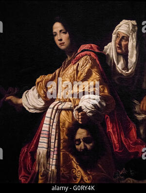 Cristofano Allori (1577 – 1621), Judith mit dem Kopf des Holofernes. Stockfoto