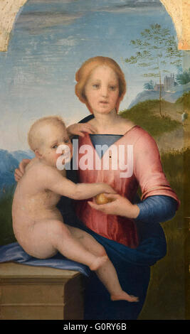 Andrea del Sarto - Andrea d'Agnolo (1486-1530) Madonna Col Bambino, ca. 1508. Stockfoto