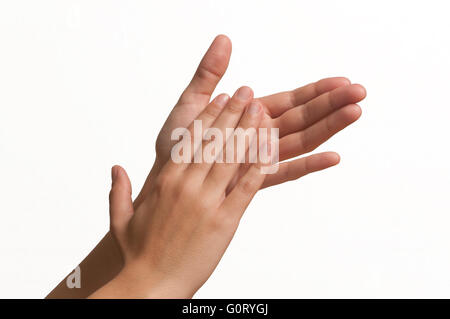 Flamenco klatscht - hart, Region von Andalusien, Spanien, Europa Stockfoto