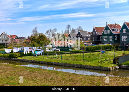 Marken war eine Insel in der Zuiderzee Stockfoto