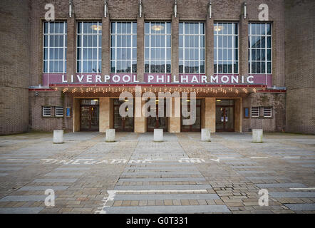 Royal Liverpool Philharmonic Konzert Veranstaltungsort professionelle Sinfonieorchester eine Art-déco-Konzerthalle gebaut in den späten 1930er Jahren c Stockfoto