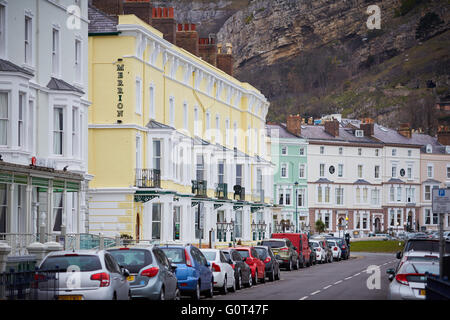 Llandudno ist ein Badeort, Stadt und Gemeinde in Conwy County Borough, Wales, liegt auf der Creuddyn Halbinsel, welche protr Stockfoto