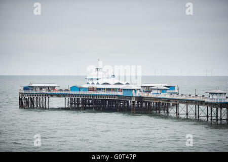 Llandudno ist ein Badeort, Stadt und Gemeinde in Conwy County Borough, Wales, liegt auf der Creuddyn Halbinsel, welche protr Stockfoto