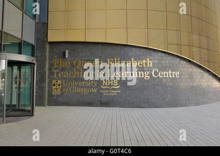 Die Queen Elizabeth Universität Lehrkrankenhaus in Glasgow, Scotland, UK Stockfoto