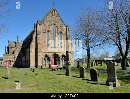 Alte Pfarrkirche Govan in Glasgow, Scotland, UK Stockfoto