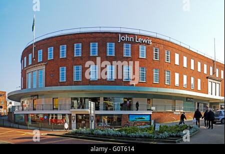 Eine Ansicht des John Lewis Department Store an alle Heiligen grün, Norwich, Norfolk, England, Vereinigtes Königreich. Stockfoto