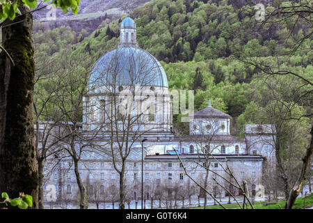 Santuario di Oropa, Heiligtum, Oropa, Italien. Biella, Italien. Stockfoto