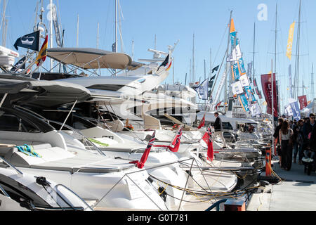 Super-Yacht Show International, Palma De Mallorca Balearen Stockfoto