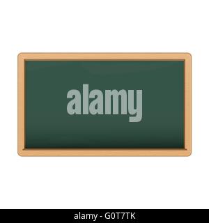 Grünen Tafel auf weißem Hintergrund Stock Vektor