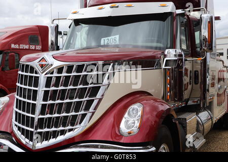 International Traktor - LKW - Einheit amerikanischen Stil artikuliert LKW Stockfoto