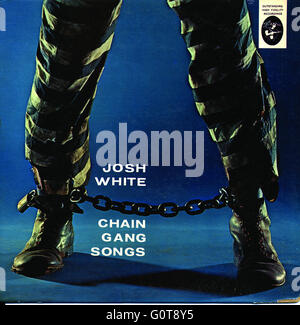 Josh White Album-Cover ca. 1960er Jahre: "Chain Gang Songs" Stockfoto