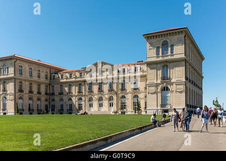 Palais du Pharo erbaut 1858 vom Kaiser für seine Frau Kaiserin Eugénie de Montijo, Marseille, Frankreich Stockfoto