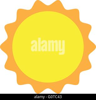Sonne-Symbol Symbol Vektor Stock Vektor