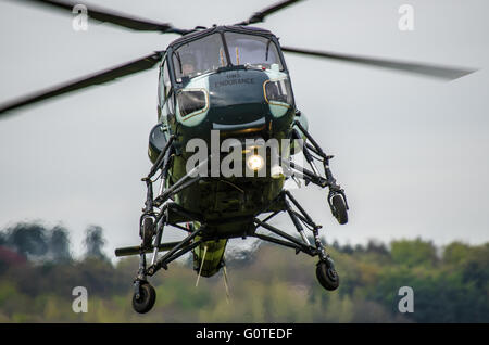 Westland Wasp war eine kleine 1960s British Gas Turbine angetrieben, die Lebens anti-u-Hubschrauber. Dieses heute in Privatbesitz Stockfoto