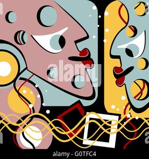 Abstrakten Menschen Stock Vektor