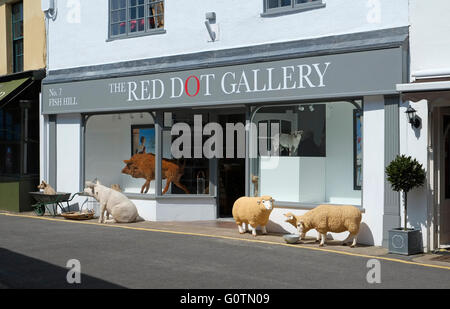 der rote Punkt Galerie, Holt, North Norfolk, england Stockfoto