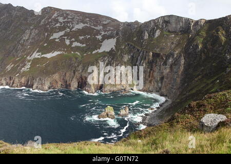 Slieve League Klippen, Co. Donegal, Irland Stockfoto