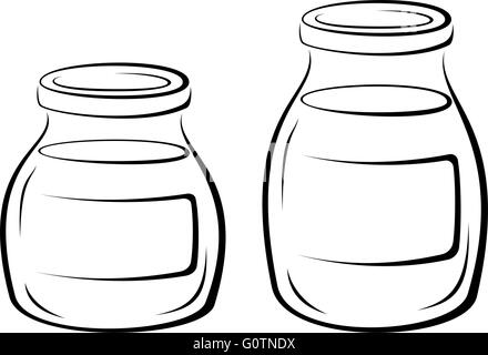 Glas Gläser schwarze Piktogramme Stock Vektor