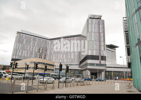 Queen Elizabeth University Hospital und das Royal Hospital for Children - die neue super-Krankenhaus in Glasgow Stockfoto