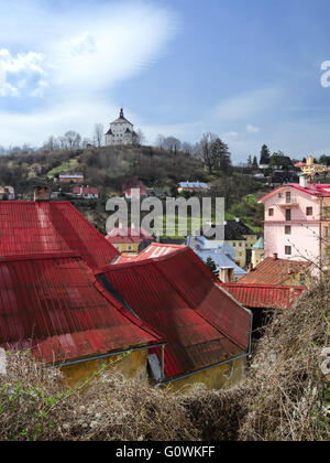 historischen Zentrum der Stadt Banska Stiavnica, Slowakei-Unesco Stockfoto