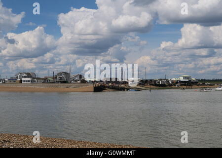 Felixstowe Fähre von Bawdsey Strand Stockfoto