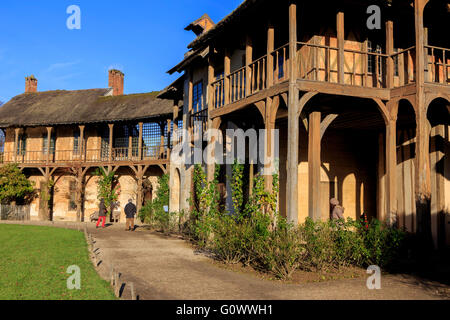 Das Hameau De La Reine ist ein Modelldorf gebaut im Auftrag von Marie Antoinette auf dem Gelände des Petit Trianon Stockfoto