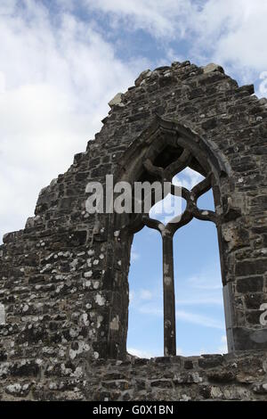 Creevelea Abbey, Franziskaner Kloster, Co. Leitrim, megalithische Irland Stockfoto