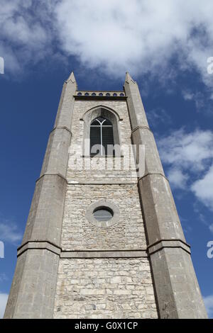 St. Columba Kirche, Gegend, Co. Sligo, Irland, der Dichter W B Yeats liegt begraben auf dem Friedhof hier Stockfoto