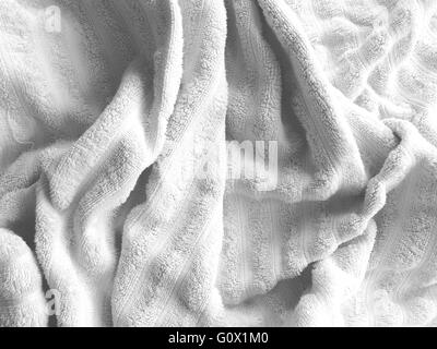 Handtuch-Textur als Hintergrund Stockfoto