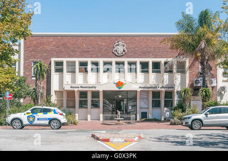 KNYSNA, Südafrika - 3. März 2016: das Gebäude der Gemeinde Knysma. Stockfoto