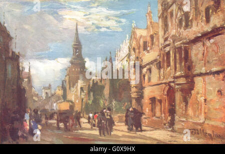 OXFORD: All Souls College und die High Street, antiken Drucken 1903 Stockfoto