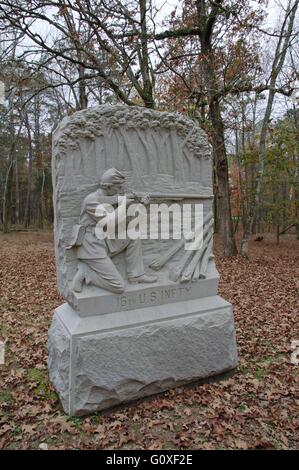 Chickamauga und Chattanooga National Military Park Stockfoto