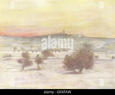 ISRAEL: Palästina: Jerusalem, das Land Kanaan, Jahrgang 1920 drucken Stockfoto