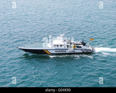 Guardia Civil Schnellboot Stockfoto