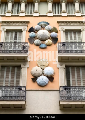 Das Haus der Schirme, Las Ramblas, Barcelona, Spanien Stockfoto