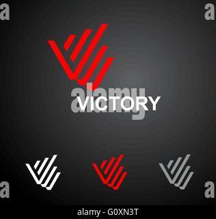 Business-Icon-Design-Vorlage Stock Vektor