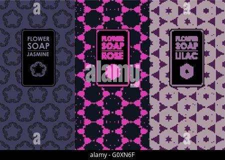 Vorlagensatz Verpackung Stock Vektor