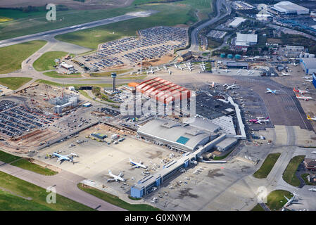 Flughafen Luton, Bedfordshire, Südost-England Stockfoto