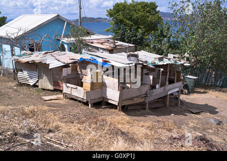 dh Mayreau Insel St. VINCENT Karibik Karibik Kaninchenställe Saint Vincent und die Grenadinen Stockfoto