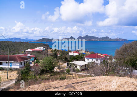 dh Mayreau Insel St. VINCENT karibischen St. Vincent und Grenadinen Dorf Stockfoto