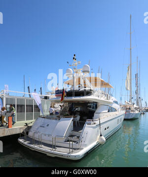 Bilder von Palma International Boat Show 2016 und Palma Superyacht Show 2016 - Fairline Motor Superyacht "Nirwana" 22.69 m Stockfoto