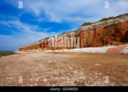 Alten Hunstanton Strand und Klippen Norfolk England UK Stockfoto