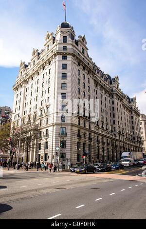 Willard Intercontinental Hotel, 1401 Pennsylvania Avenue NW, Washington DC Stockfoto