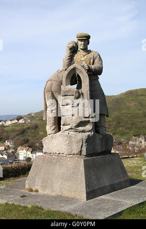 "Spirit of Portland" Skulptur, Wren, Portland, Dorset, England, Großbritannien, Deutschland, UK, Europa Stockfoto