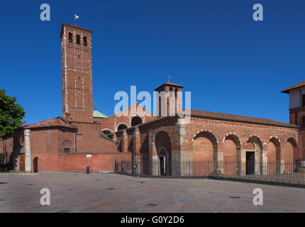 Kirche des Heiligen Ambrosius, Mailand, Italien. Stockfoto